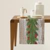 Table Cover Linen Washable Desk Runner for Party Dresser Room Farmhouse Decoration
