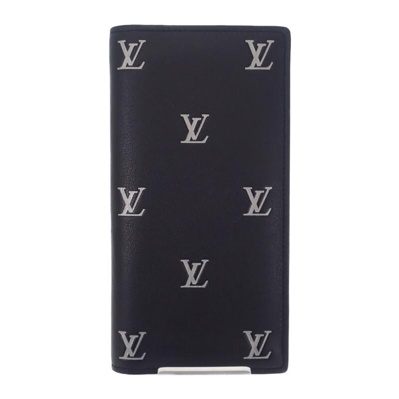 LOUIS VUITTON  M83190 Purse black/Silver Calfskin mens