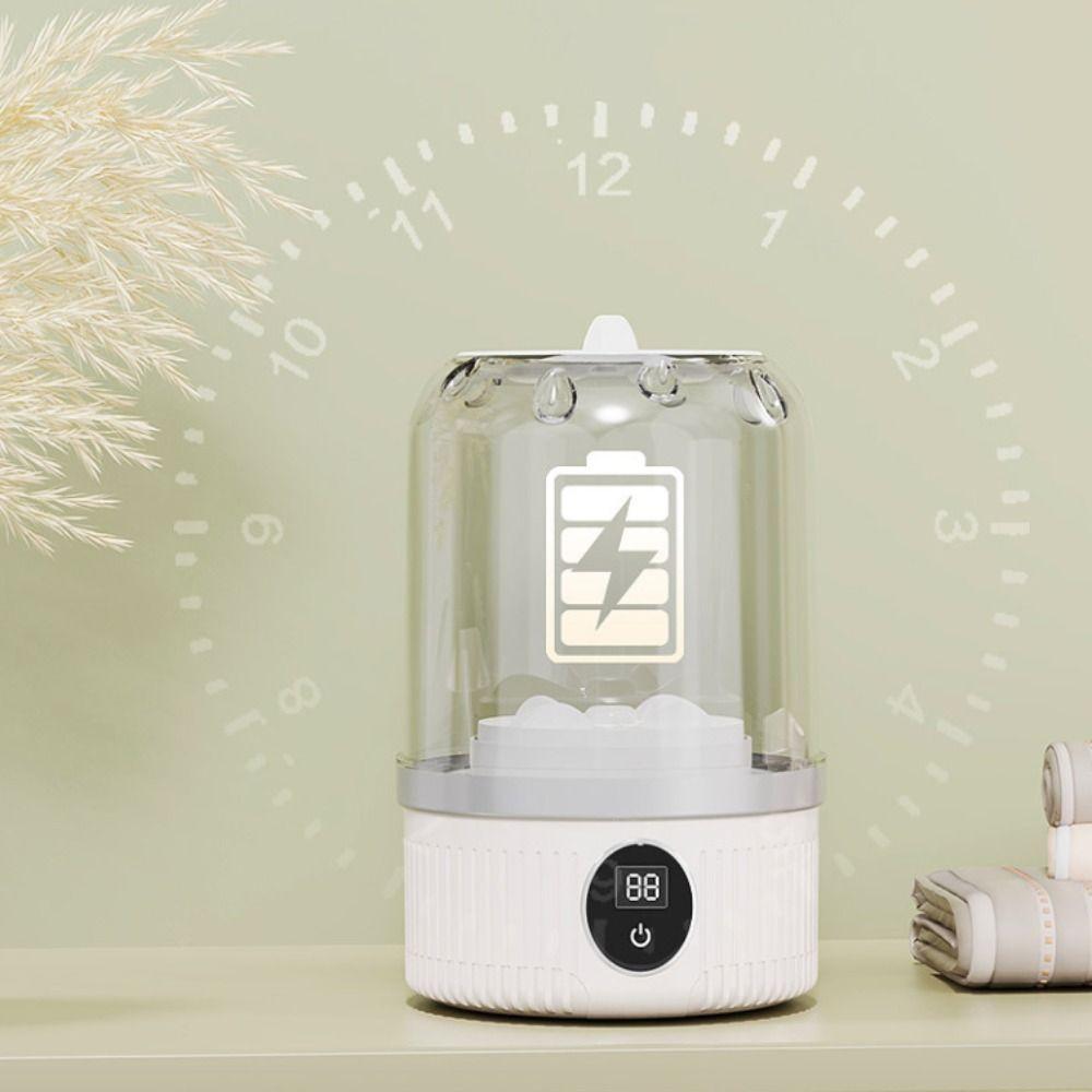 Cordless Portable Washing Machine Rechargeable Mini Washer  Socks Underwear Cleaning