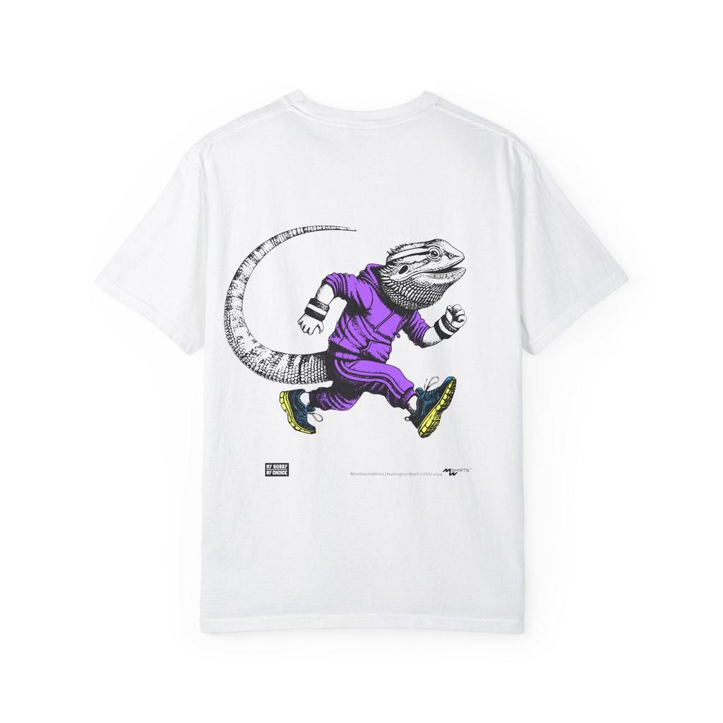 Running Lizard Graphic T-Shirt, Unisex Streetwear