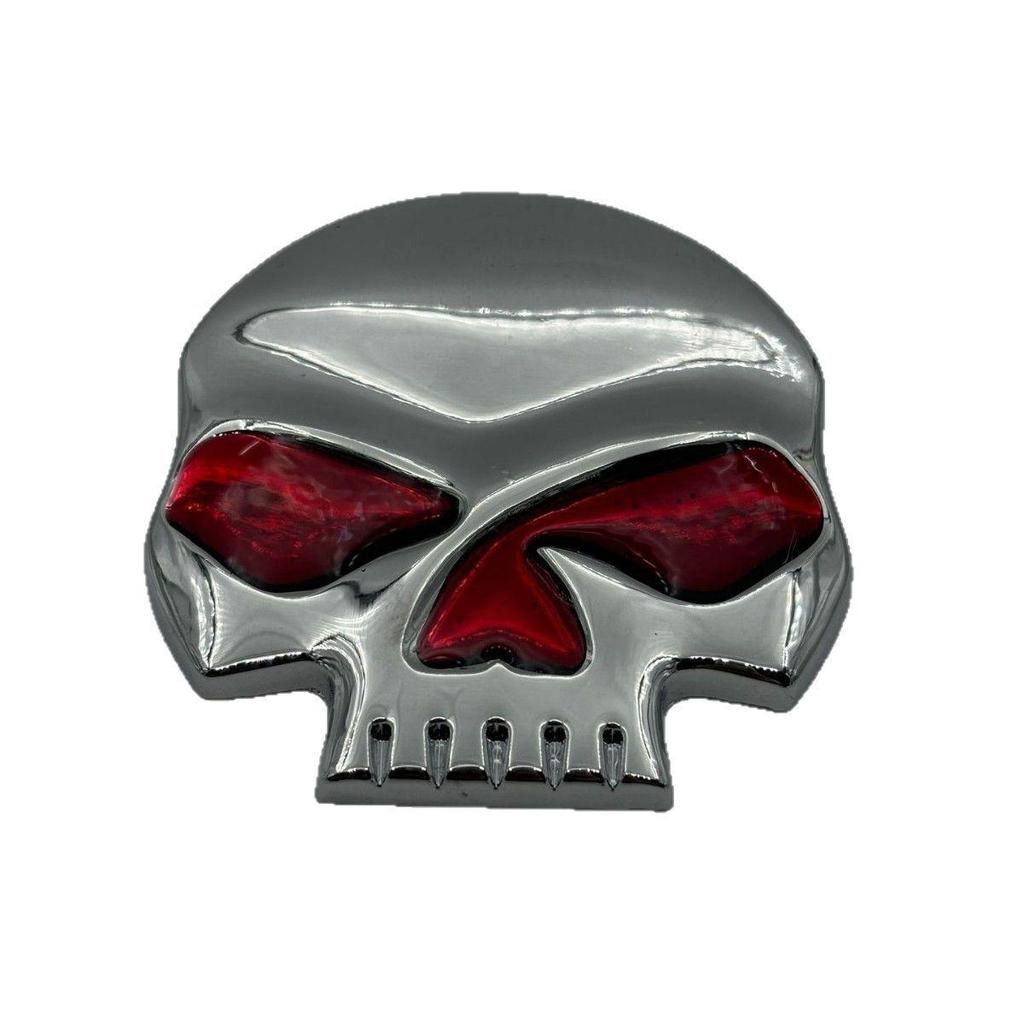 3D Metal Skull Emblem for Car Body Decoration