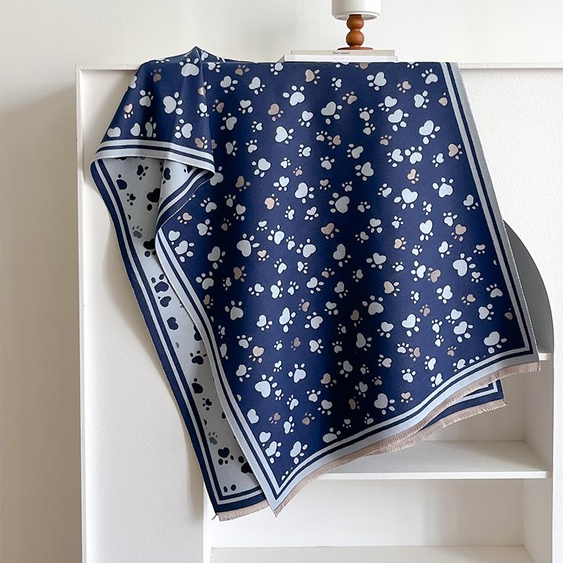 

Luxury S Two-Sided Jacquard Scarf Cashmere Soft Warm Fringe Pashmina Shawl Winter Coldproof Windproof Blanket Scarf