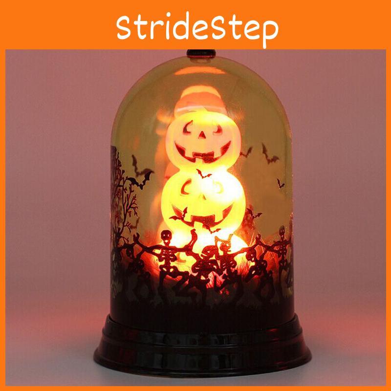 Fashionably Designed Halloween Christmas Pumpkin Witch Led Light Lamp For Holiday Celebrations