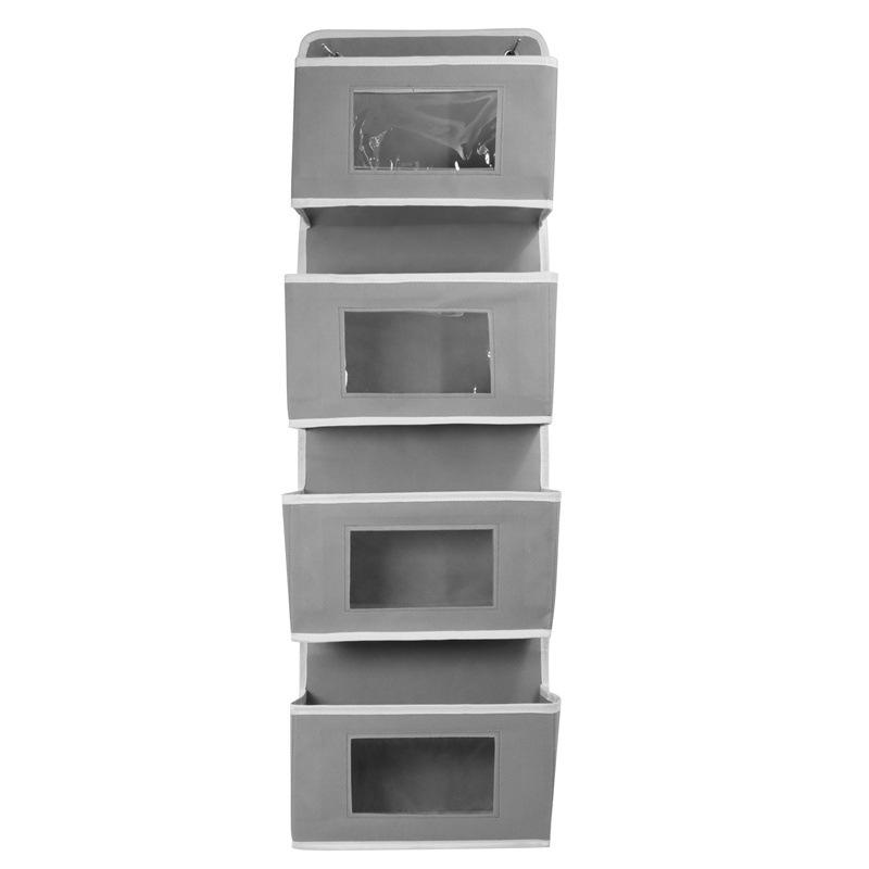 Four-layer Five-layer Non-woven Door Storage Hanging Bag Hanging Closet Storage Bag Hanging Bag Clothing Storage Hanging Bag