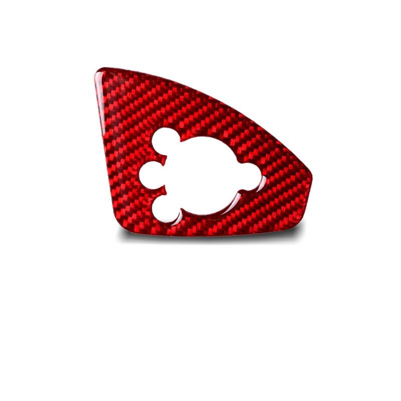 

Для TT 8N 8J MK123 TTRS 2008 ~ 2014 аксессуары 2 шт./лот углеродное волокно стиль салон автомобиля авто дверной переключатель кнопка панель крышка чехол наклейка красный