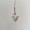 Handmade Colorful Butterfly Hanging Ornament High-End Keychain Niche Chinese Style Pendant Versatile Fashion Phone Decoration