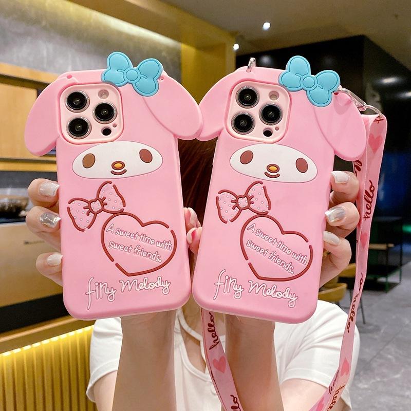 Big ears Melody applies to Samsung S23 mobile phone case cute Xcover5 all-inclusive M54 cartoon women's case