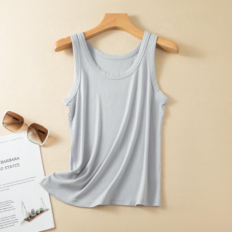 Kadın Slim Fit Modal Atlet - İlkbahar/Yaz Çok Yönlü İnce İplik Üst
