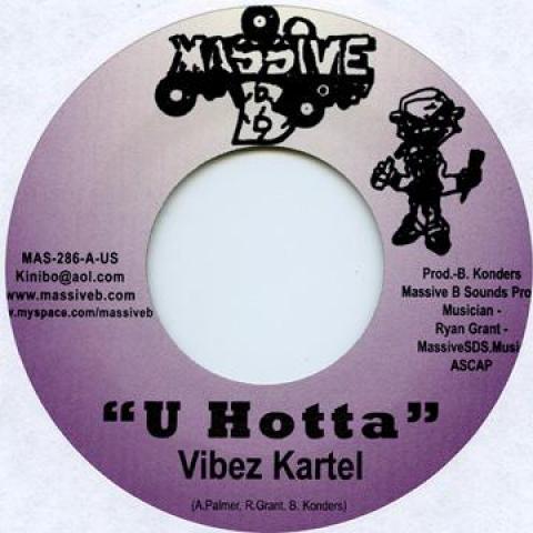 7inch Record VYBZ KARTEL / CHOPPA CHOP - U Hotta / Where We Live MAS286 Massive B 2006 US Reggae, Ska & Dub