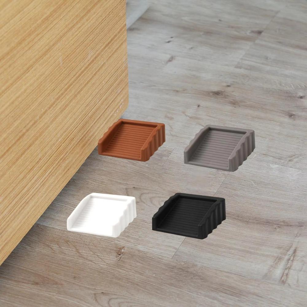 

Invisible No Drilling Door Stopper Floor Mounted Door Holders for Door Bottom кавовий