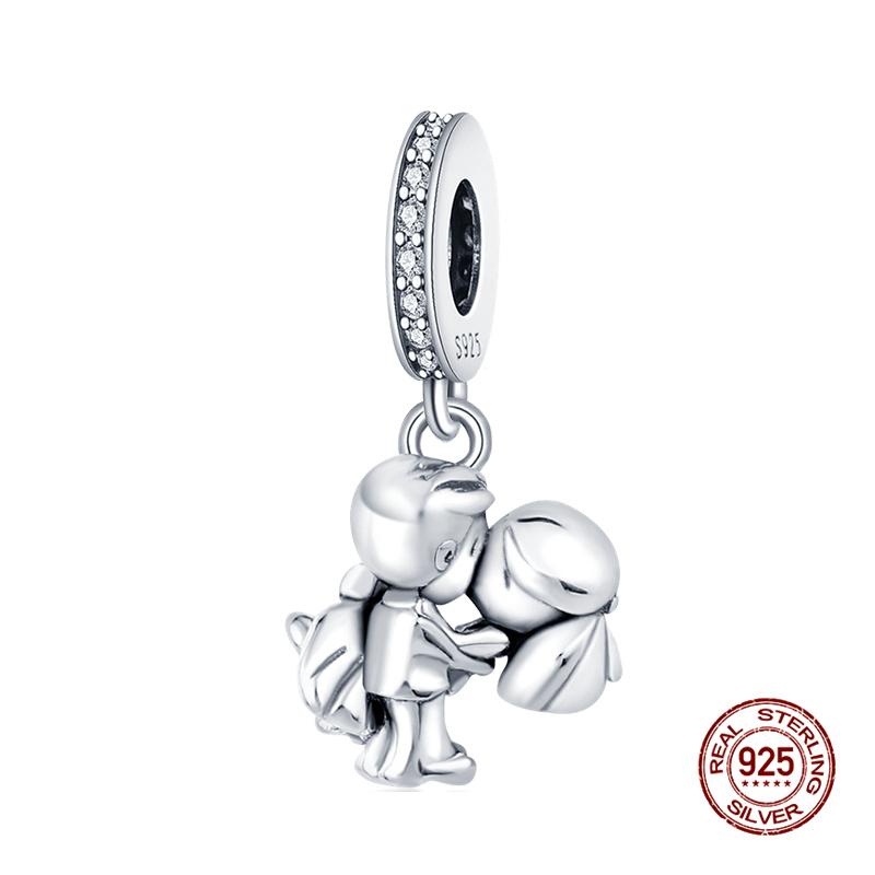 Charmuri Cupru Cuplu Căsătorit Charmuri Pandantive Mărgele Se Potrivește 3Mm Brățară Colier Original Femei Bricolaj Bijuterii Fine Cadouri