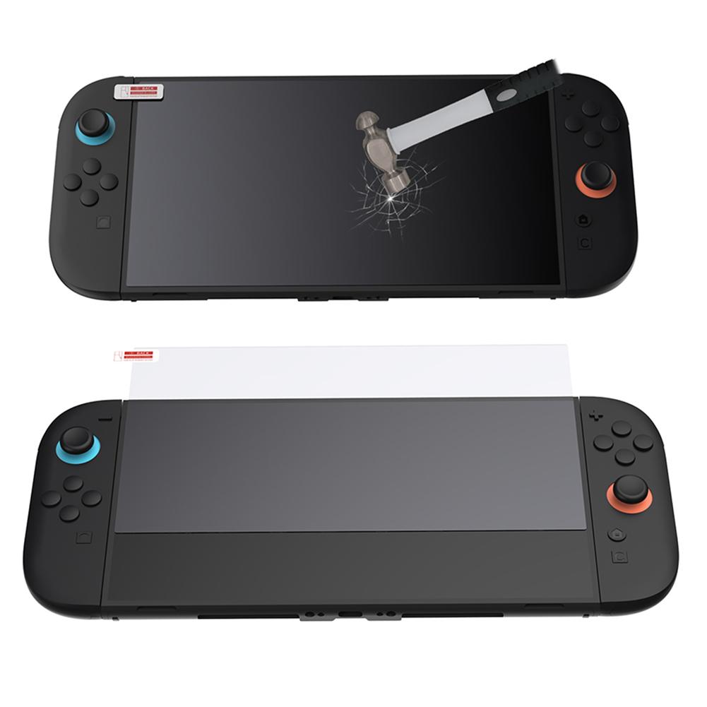 Bildschirm Panzerfolie 2 Stück Kratzfest Panzerglas Schutzfolie Blaulichtfilter Ultraclear für Nintendo für Switch 2