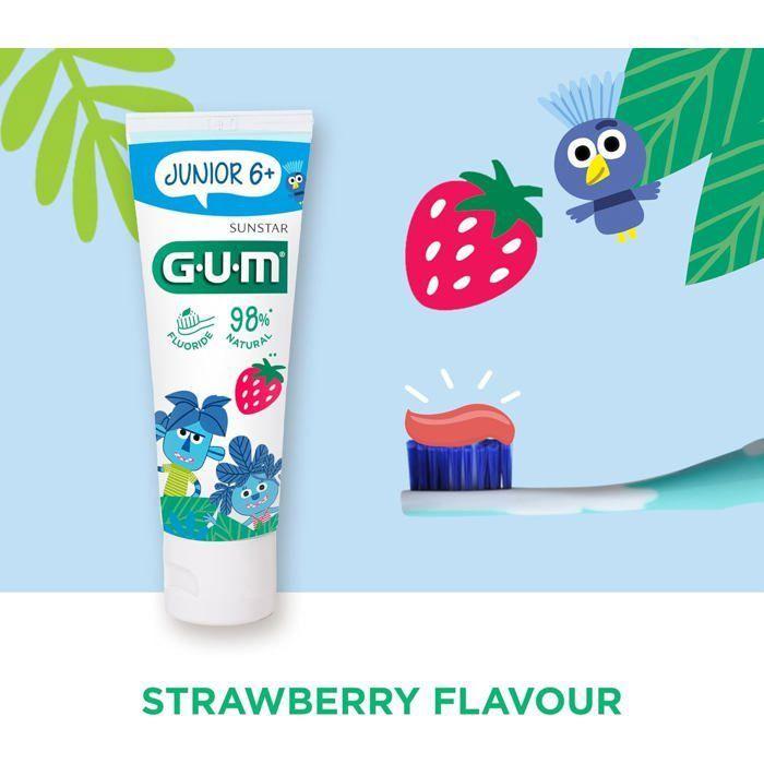 Toothpaste - Gum - Junior - 50ml - Fluoridated - Paraben-free