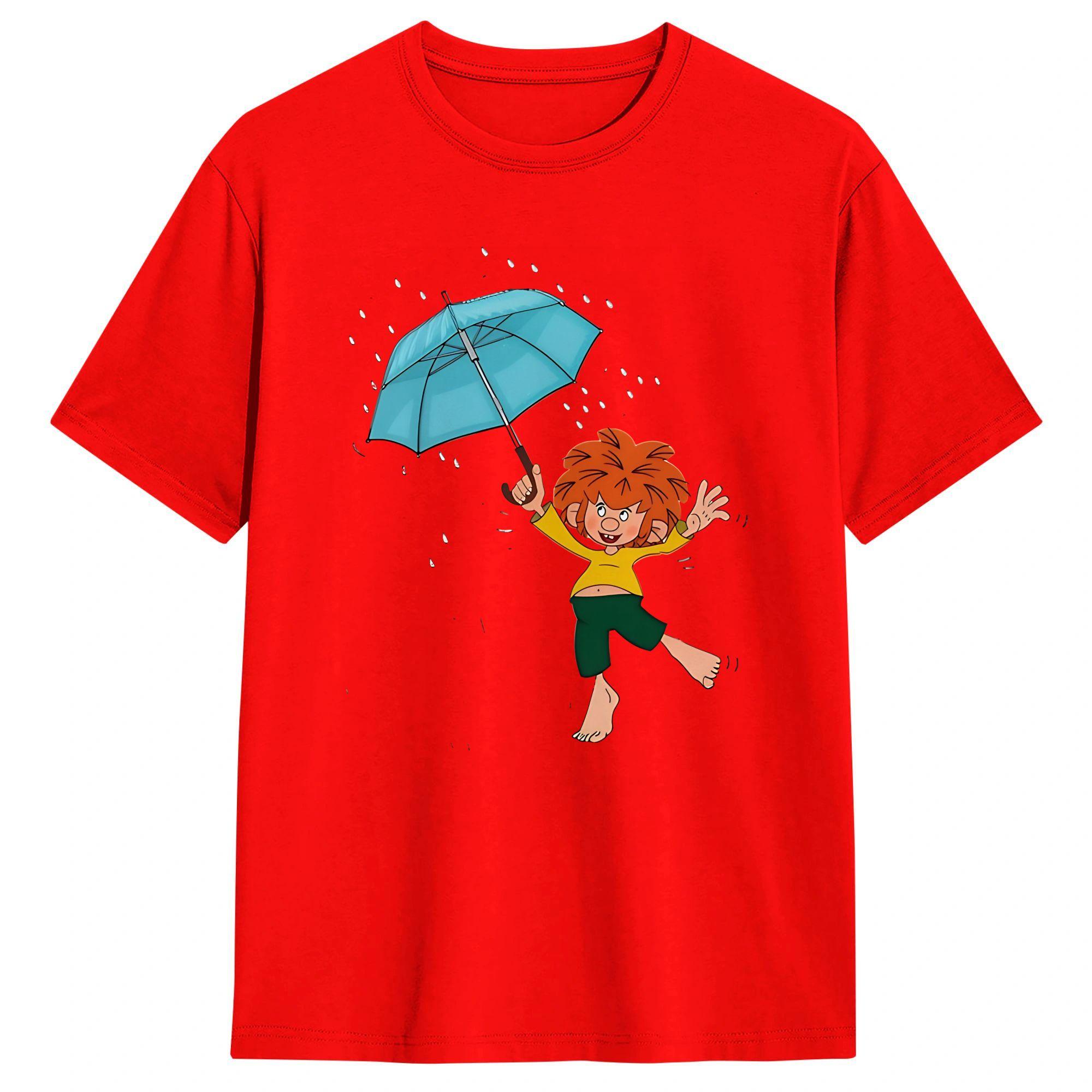 

PPumuckls Cotton TShirt For Adult Summer Vintage T Shirts Trendy Cool Tees Plus Size Loose Tops S