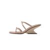 Summer Wedge Women Slippers Fashion Open Toe Bow Women Dress Slippers Lazy Shoes