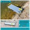 Compact 2025 Ultra-Light Folding Aluminum Fishing Chair: Adjustable Height Stool