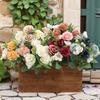 Simulated Roses Artificial Flowers Bouquet Real Touch Fake Roses for Home Wedding Office Decor Faux Silk Flowers All Year Round Bouquet for