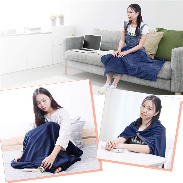 USB Heated Shawl Blanket: Winter Body Warmer & Knee Protector