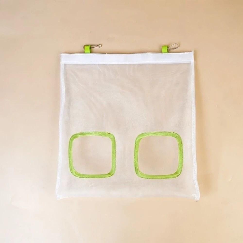 Large Capacity Hanging Hay Feeder Leak-Proof Pet Feeding Bag Hay Storage Bag Indoor