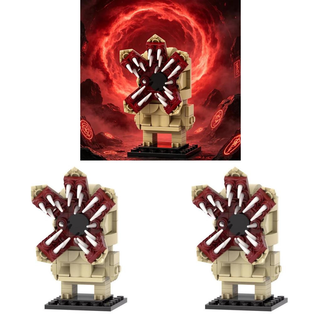 Bloques de Rompecabezas 3D del Demogorgon de Stranger Things con Diseño Personalizable para Niños y Adolescentes
