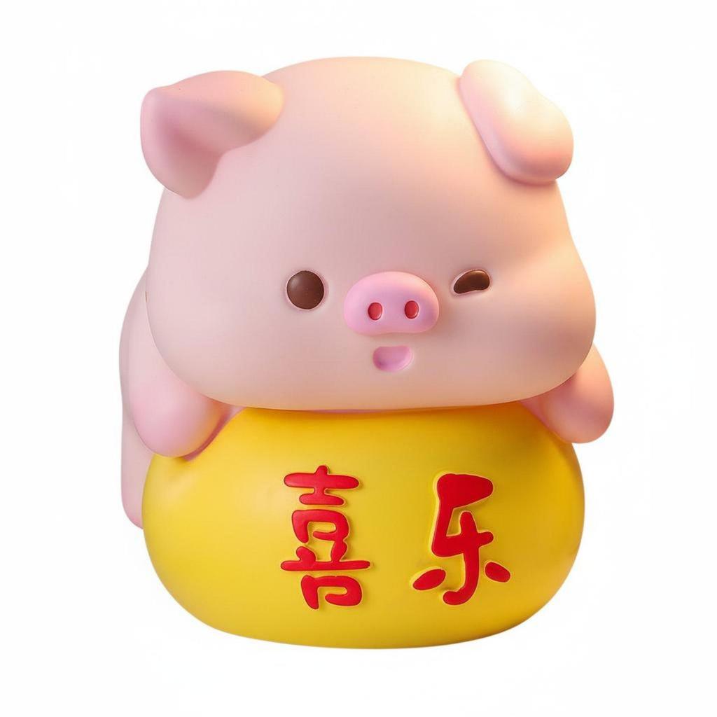 Cute Pig Savings Bank Great Gift Idea Pig Bank Large Capacity Room Decoration for Girls, Adults, Desktop