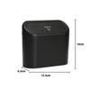 Car Mini Hanging Trash Bin Vehicle Garbage Organizer Dust Case Storage Box Pressing Type ABS Trash Can Auto Interior