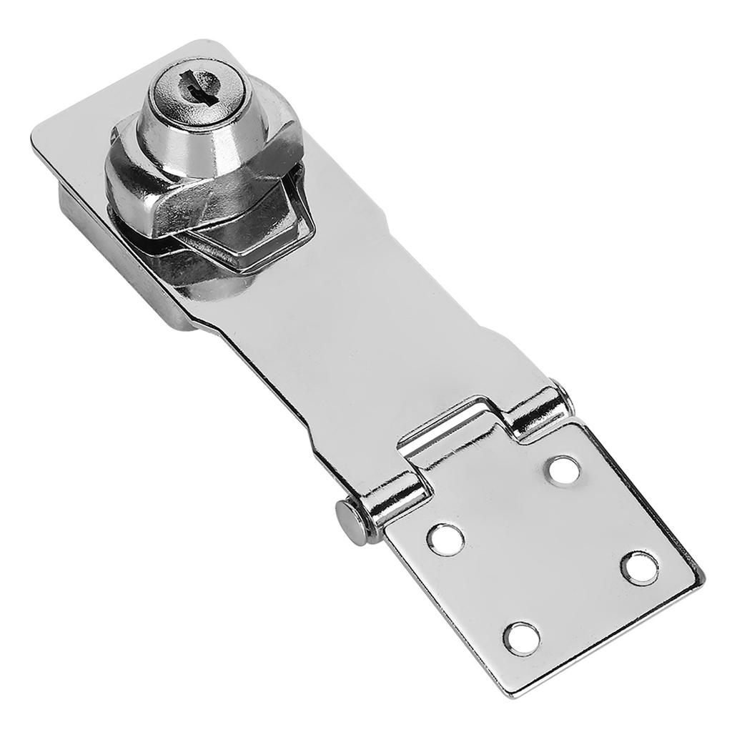 Household Zinc Alloy Anti Theft Security Cabinet Drawer Door Lock Hasp Hardware Fittings