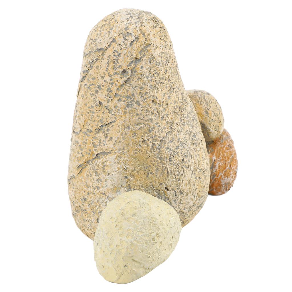 Fake Rock Key Box Simulation Decorative Resin Outdoor Stone Ornament Key Box for Garden Yard