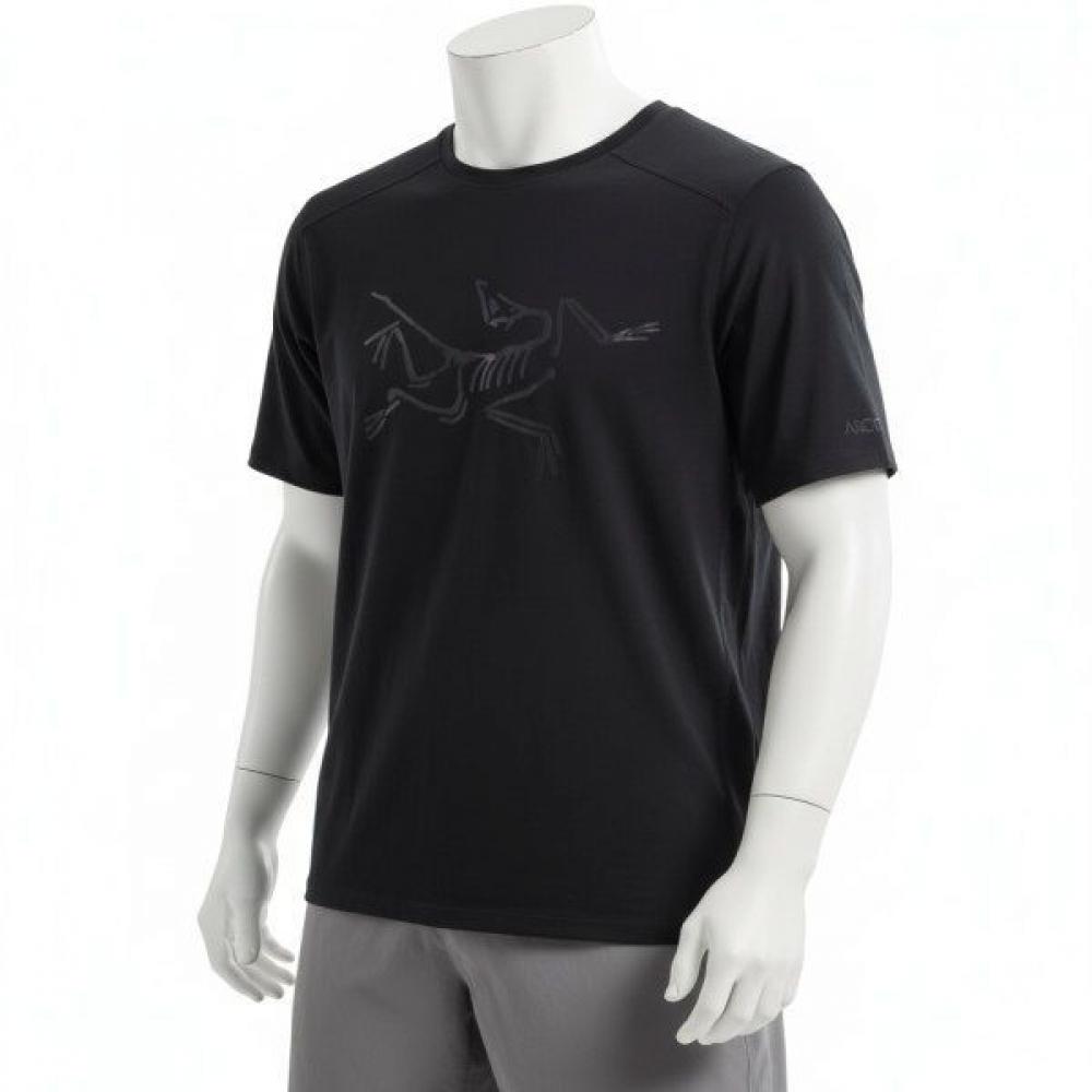 Arc Teryx 25 Ionia Merino Wool Logo Shirt Ss M atpsM06796blk Black/S (around 95)