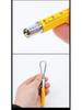 6-in-1 Multifunctional Tool Pen - Metal Ballpoint, Phillips Screwdriver, Ruler, Keychain, Customizable