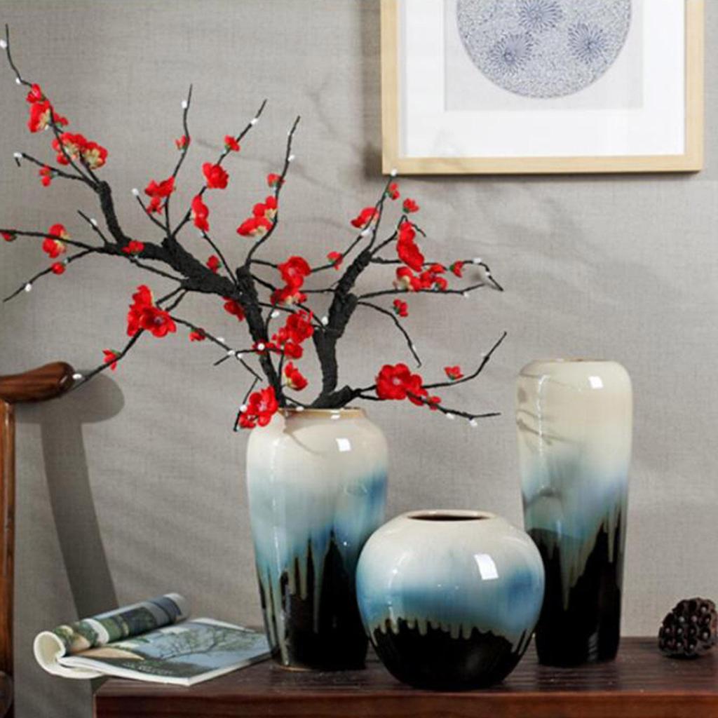 Ceramic Vase Bud Flower Pot Living Room Dormitory Office er