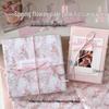 Spring Pink Jasmine Rice Paper: Large Decorative Floral Gift Wrap