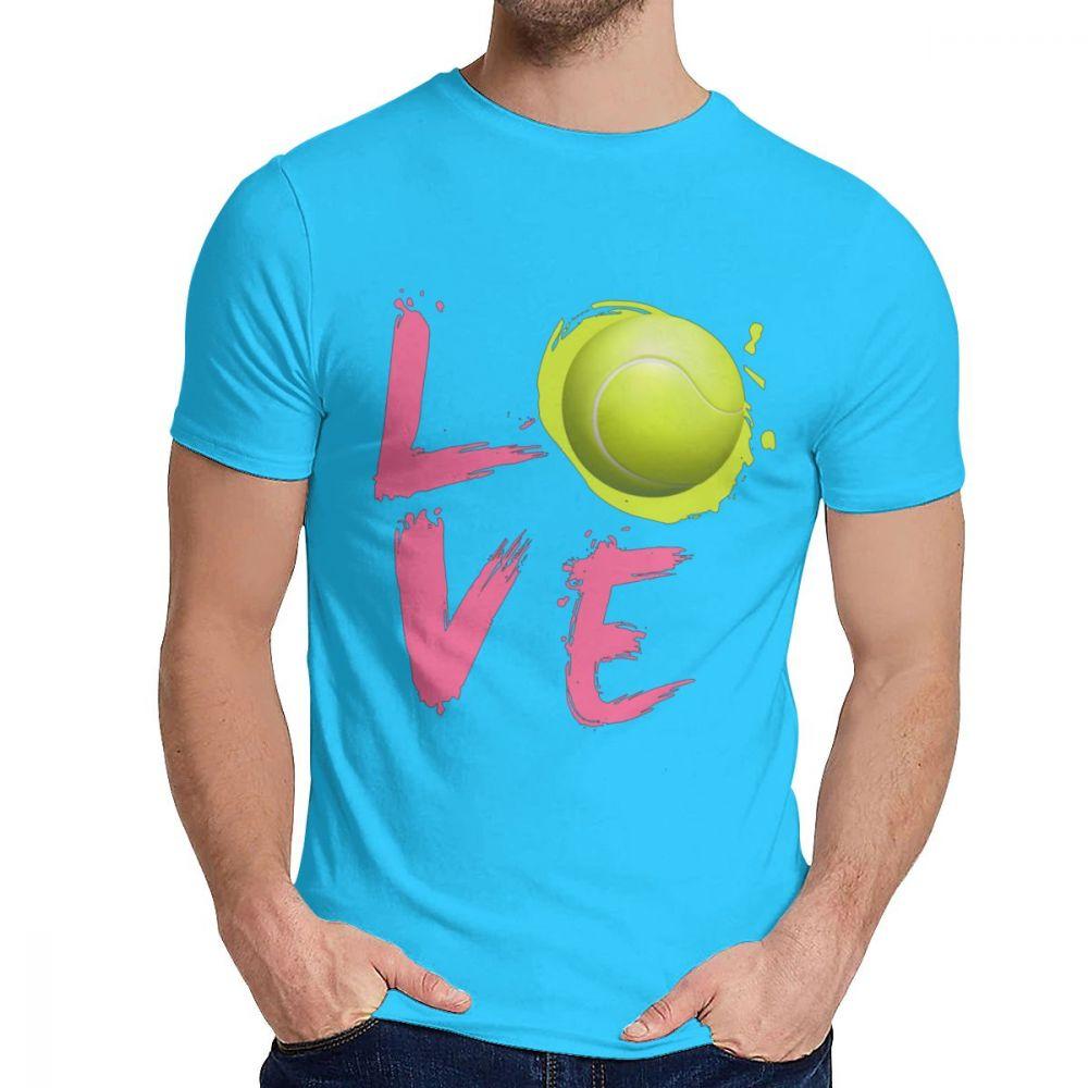 Man S Tee Shirt Tennis Pickleball Team Love Sport Good Cotton Graphic Man S O Neck