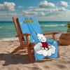 Ultra-Soft Beach Towel with Musti Theme,Ideal for Pool - Camping, Diving - Perfect Travel Essential, Vibrant Beach Towel.