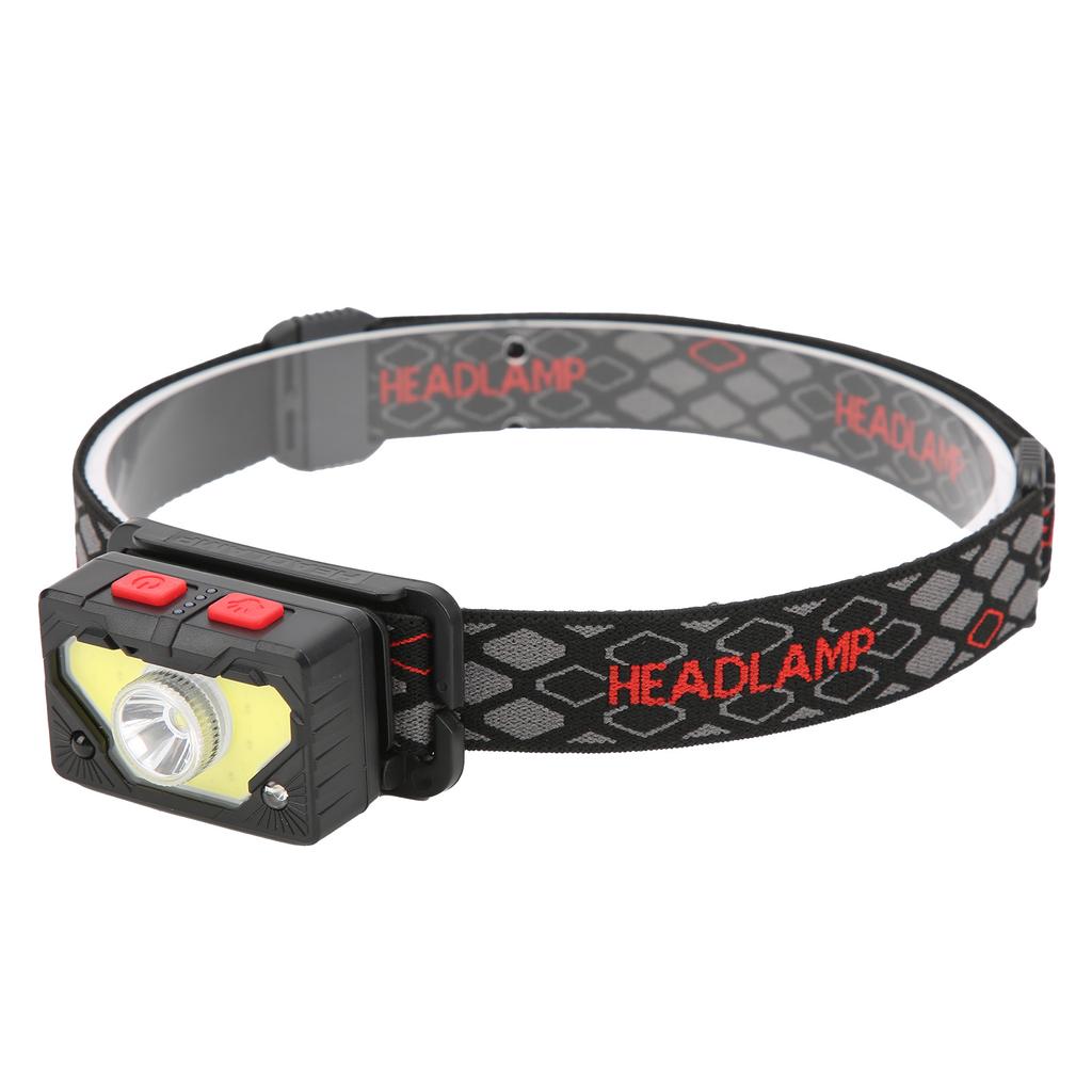 Oppladbar hodelykt Liten bærbar Multi-vinkeljustering Bred anvendelse Hodelykt for