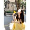 Small suspender dress women's summer new waist temperament long dress seaside vacation dress