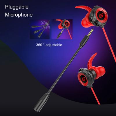 G20 Earphone Clear Fit Fingers with Calling Perfectly Microphone Sports Wired Gaming Headset
