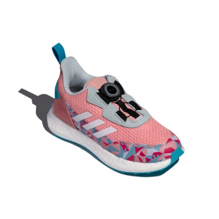 Adidas Lux Boa Breathable Low Top Kids Running Shoes Kids Running Shoes Pink FX2274