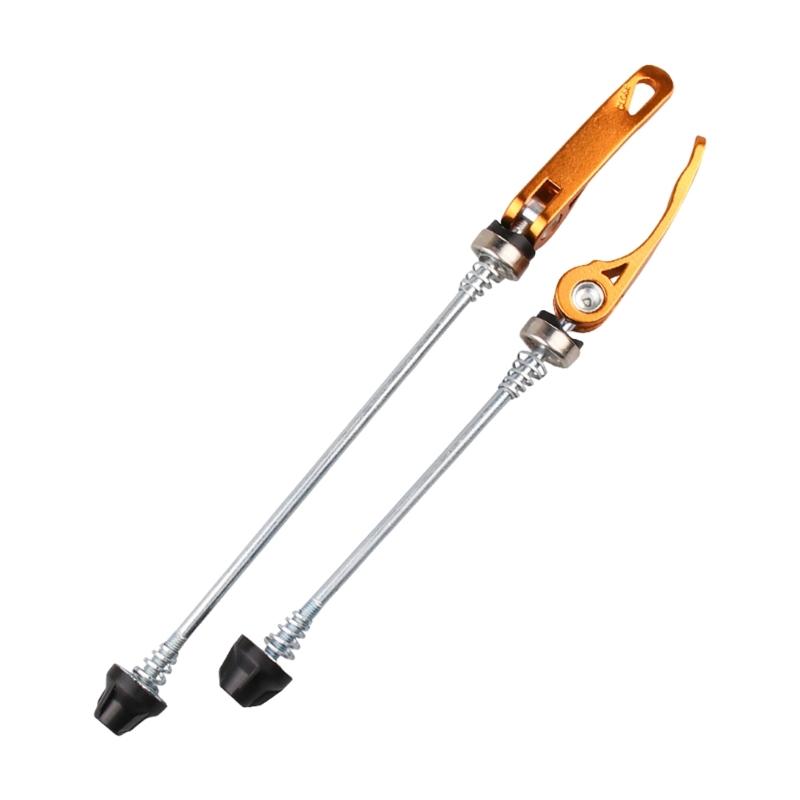 1pair Aluminum Quickly Release Skewers Light Weight Mountain Bike Skewers Suitable for Various Terrains