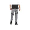 Adidas Logo Loose Fit Tapered Knit Sports Pants Men Bottoms Gray JN2495