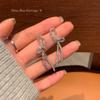 S925 Silver Needle Tassel Bow Earrings Unique Earrings Women'S Light Luxury Premium Temperament Earrings Women'S