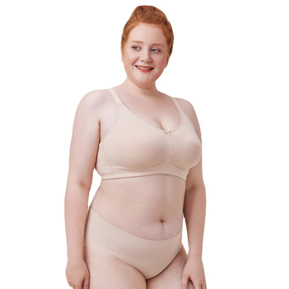Large Size Bra Silicone Filled Bra No Steel Ring Small J Cup Bra for Large Breasts