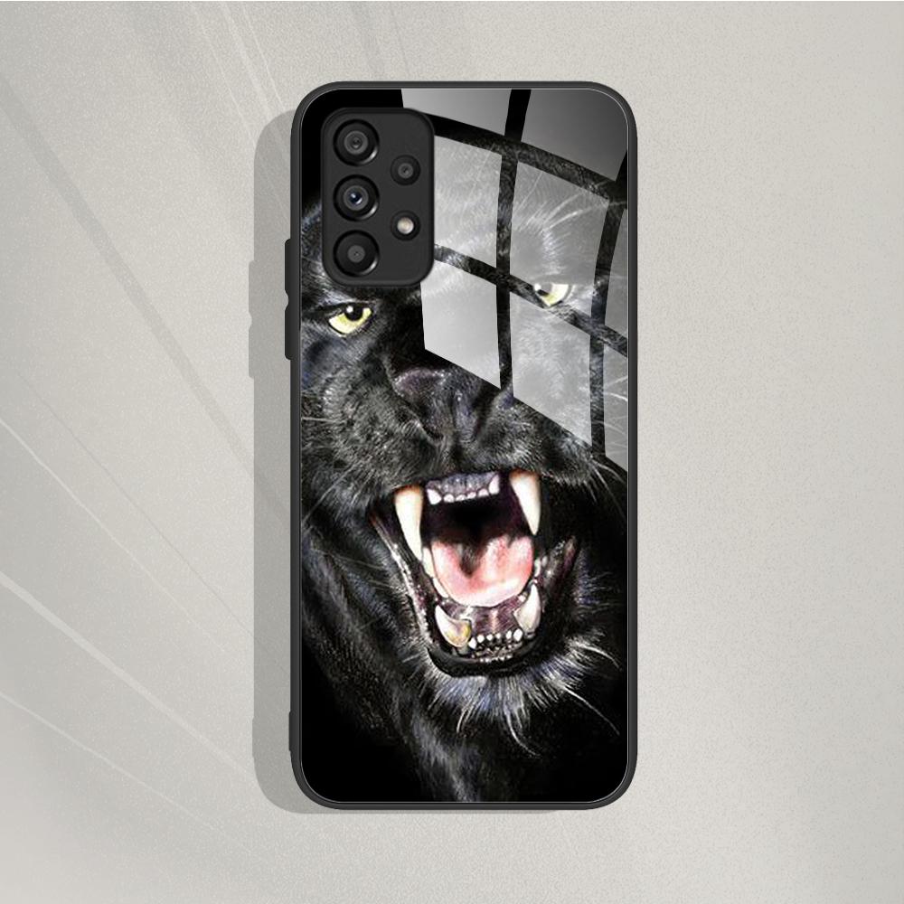 Case For Samsung Galaxy A72 Painted Tempered Glass Phone Cover For Samsung A72 A 72 5G A726B A725F Cases Silicone Bumper Coque