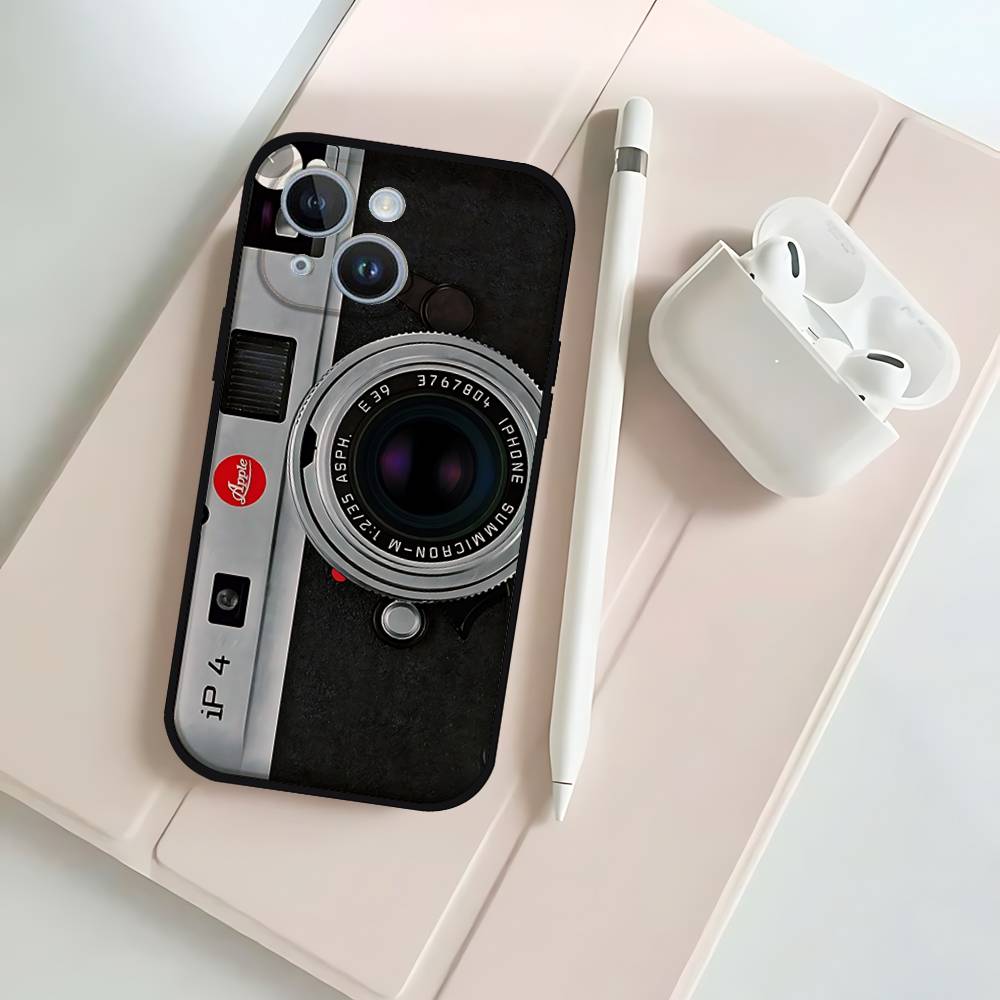 Style Camera Leicas Fashion Black Phone Case That Fits For IPhone 17,16,15,11,13,14 Pro Max,Plus,X,Xr,Xs Max,13Mini