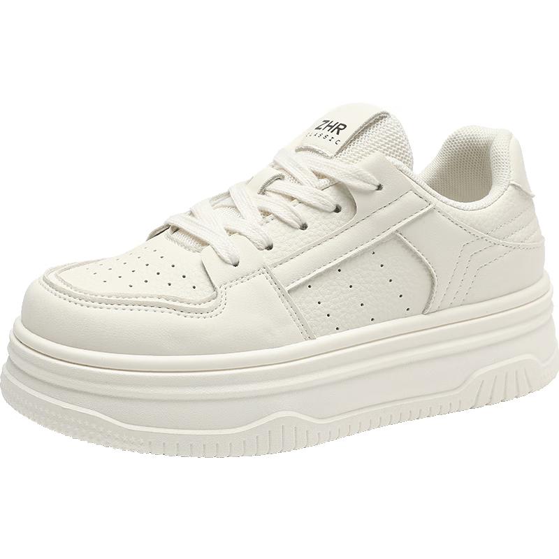 ZHR Women s IF03 Casual White Sneakers 36