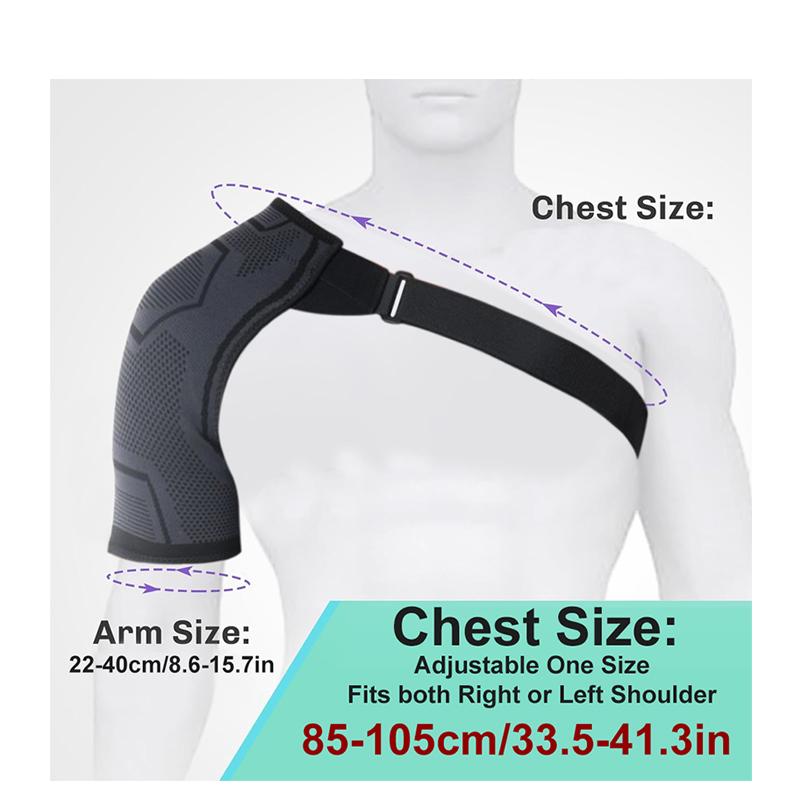 1Pcs Shoulder Brace Support Sleeve For Torn Rotator Cuff Pain Relief Arm Immobilizer Wrap Ac Joint Compression