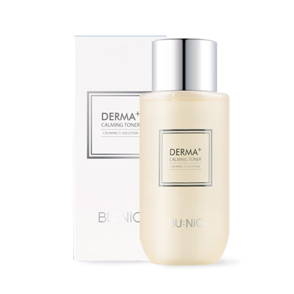 BU:NiO Derma Plus Calming Toner 315ml + 3 half-adhesive cotton pads 120px toner pack soothing recommended