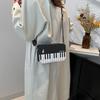Crossbody Piano Shoulder Bag Fashion PU Leather Bag Casual Mini Square Bag  Girls