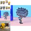 Hochwertige Pop Trans Naruto Actionfigur Spielzeug mit Sasuke und Kakashi