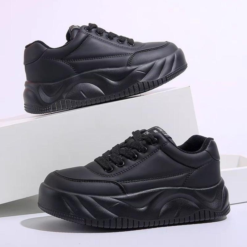 High Street Fashion Flat Bread Shoes Autumn and Winter Guochao Versatile Leisure Sports Little White Shoes Board Shoes